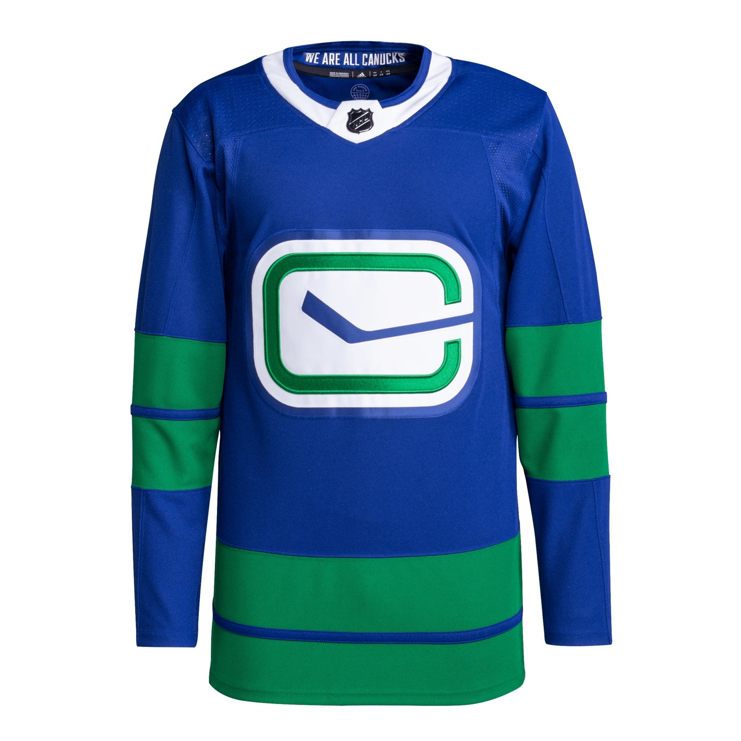 Vancouver Canucks adidas Alternate Primegreen Authentic Pro Blank Jersey - Blue